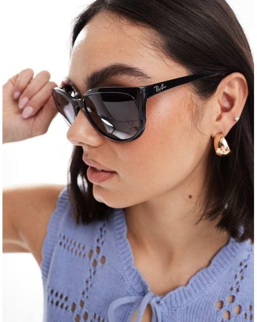 Ray-Ban Blue Large Round Sunglasses