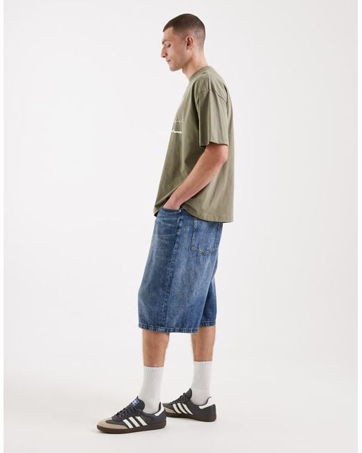 Tommy Hilfiger Blue Theo baggy Denim Shorts for men
