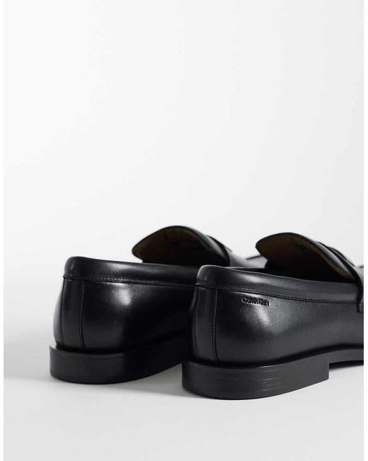 Calvin Klein Black Jeans Leather Loafer