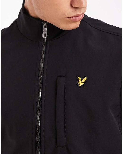 Lyle & Scott Black Light Jackets Softshell Gilet for men