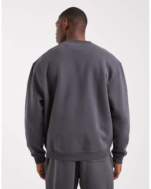 ASOS Gray Essentials Sweatshirt for men