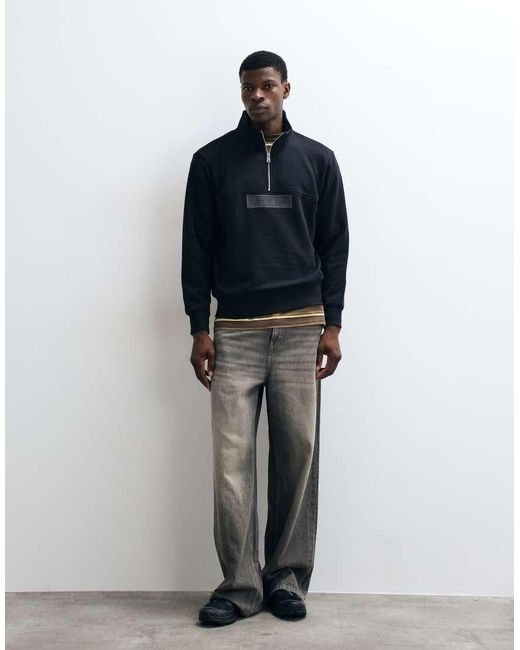 Napapijri Box Logo Half Zip in het Blue voor heren