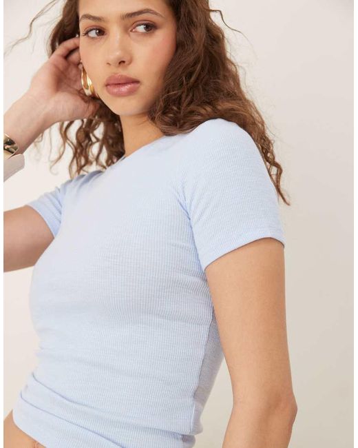 Glamorous Blue Basic T-Shirt