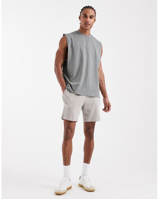ASOS Essentials in het Gray voor heren