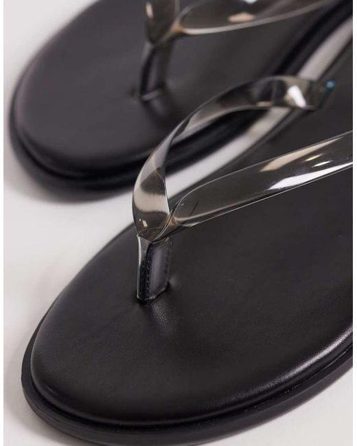 SEQWL Blue Jelly Flip Flops