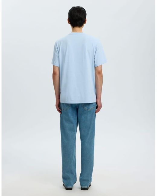 SELECTED Blue T-Shirt for men