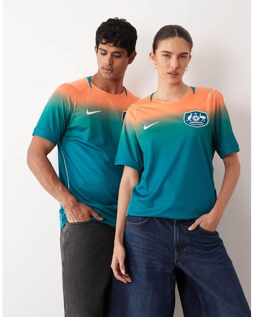 Nike Football Blue Nike Australia World Cup 26 Away Jersey for men