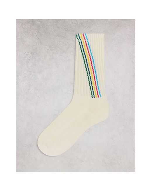 PS by Paul Smith White Paul Smith Socks With Logo Stripe for men