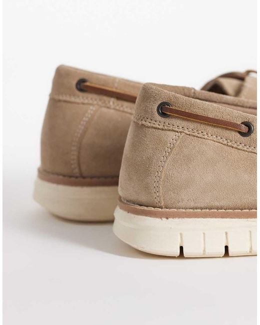 ASOS Natural Boat Shoes for men