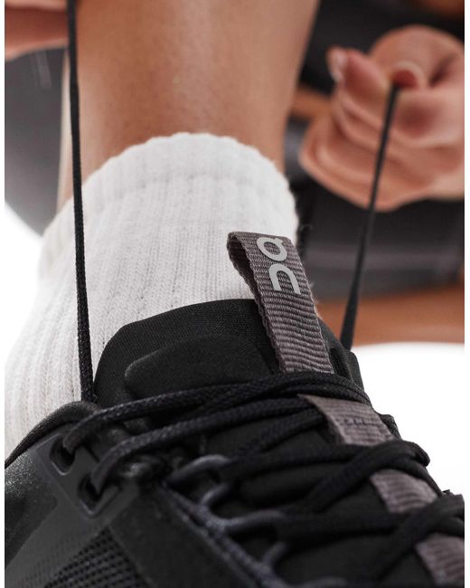 On Shoes Black On – cloudnova x training – sneaker ganz