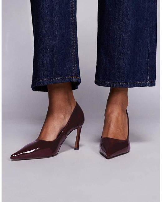 ASOS Blue Shore Mid Heel Pumps