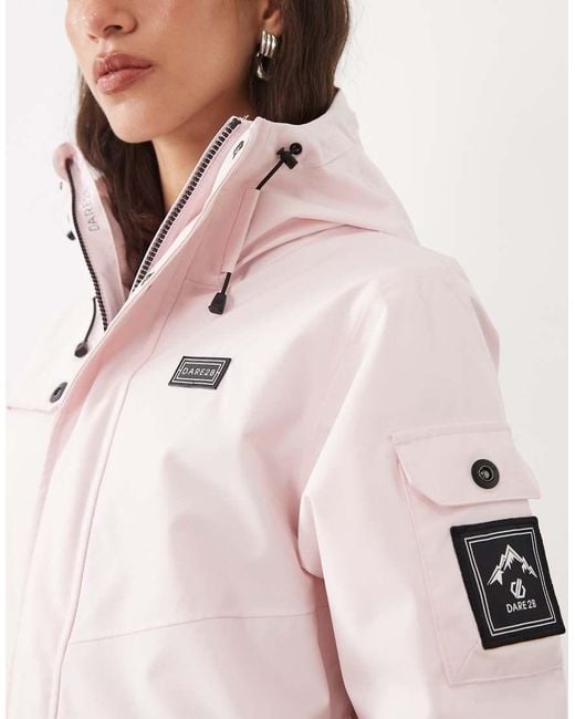 Dare 2b Pink Ski Life Ii Waterproof Insulated Jacket