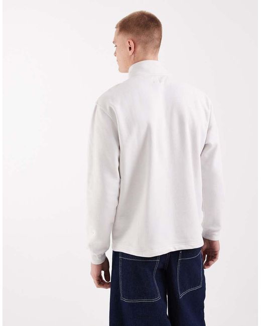 Gap Gray Quarter Zip Sweater for men
