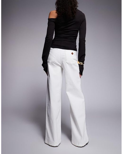 Abrand Jeans Blue Abrand 94 High Waisted Straight Leg Jeans