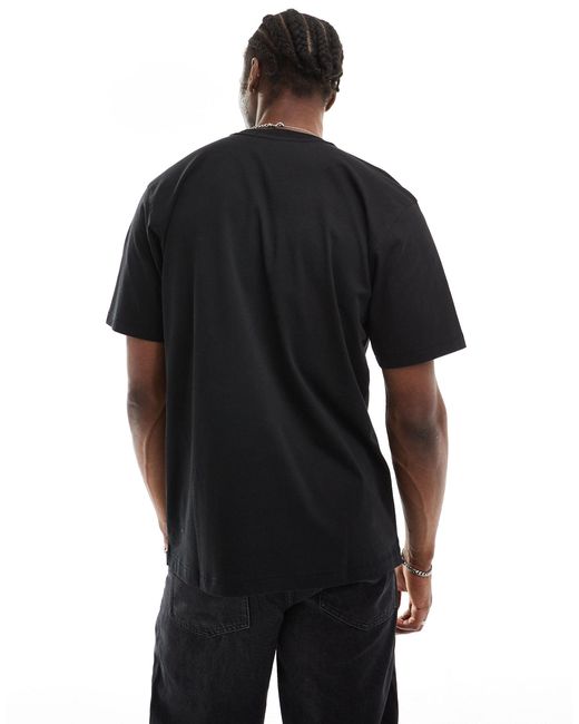 Calvin Klein Black Oversized Badge T-shirt for men