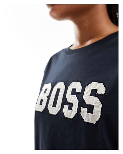 Boss Blue Boss Bold Logo T-shirt