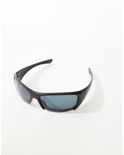 ASOS Blue Racer Sunglasses for men