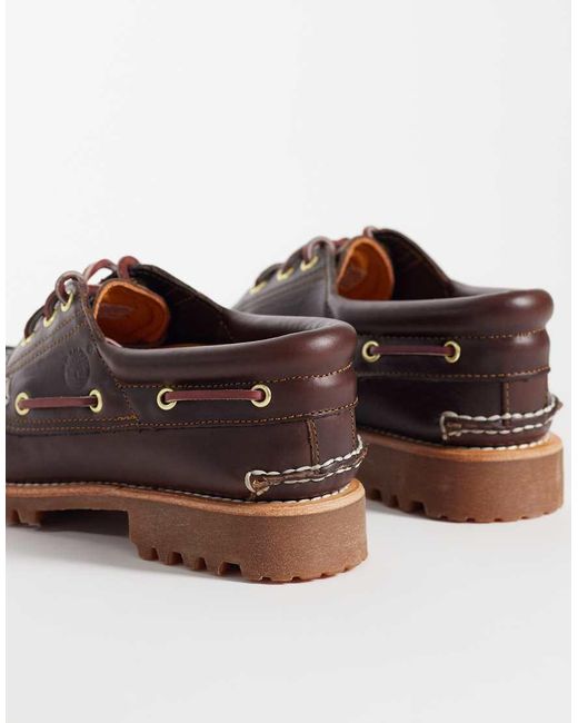 Timberland Blue Authentics 3 Eye Classic Boat Shoes for men
