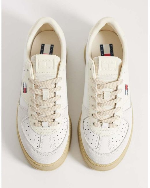 Tommy Hilfiger White Greenwich Platform Trainers