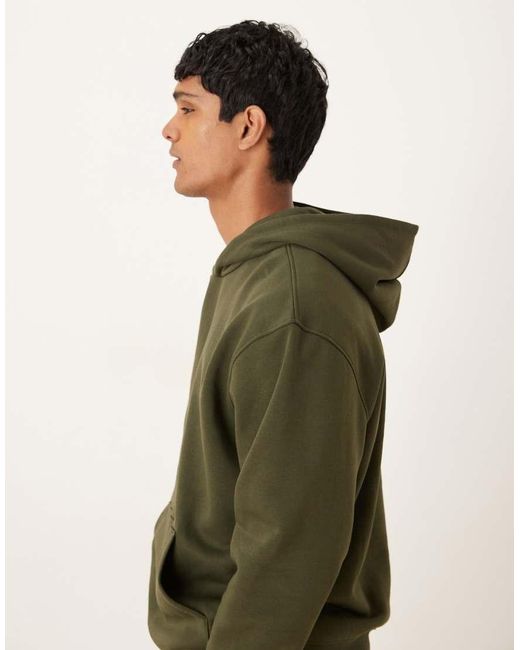 ASOS Green Essentials Relaxed Fit Hoodie for men