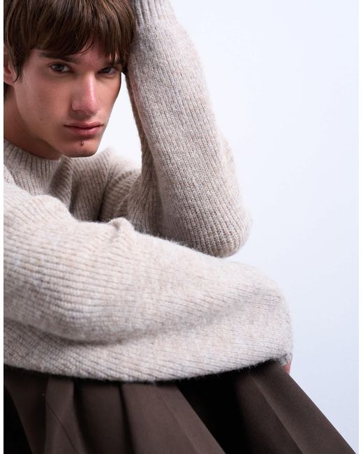 Topman – oversize-pullover in Gray für Herren
