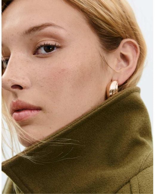 Stradivarius Zachte Trenchcoat in het Green
