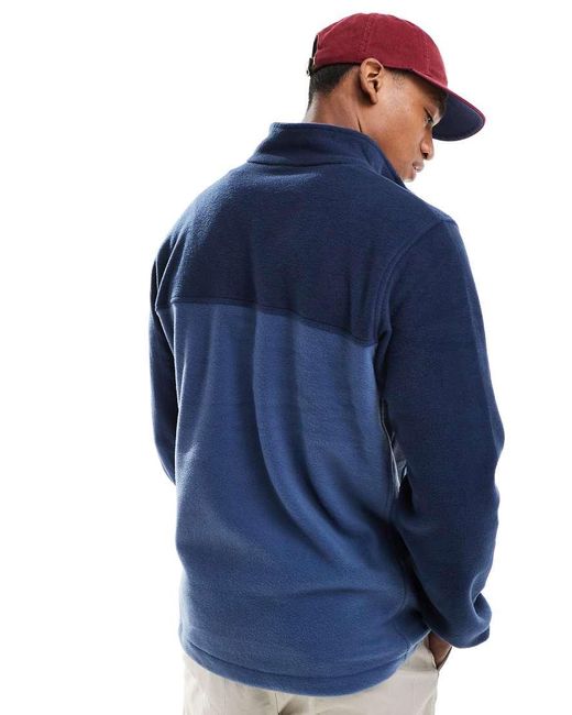 Polar Con Media Cremallera Steens Mountain De Columbia de hombre de color Blue
