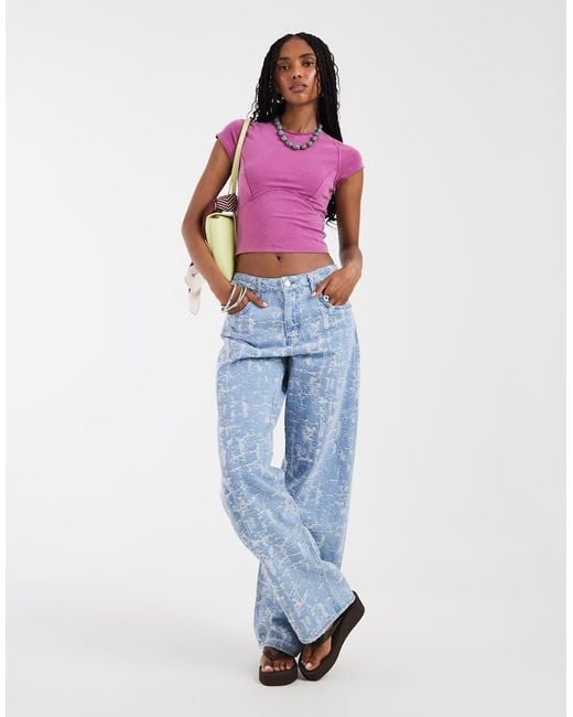 Free People Purple Protagonist Tee
