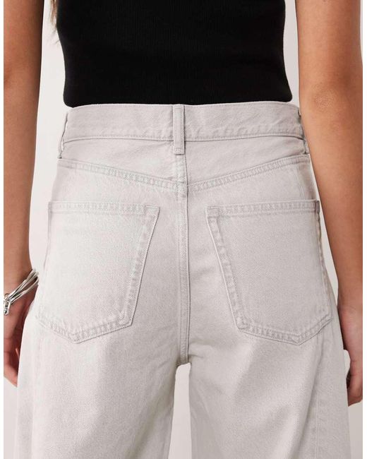 ARKET Natural Bloom Barrel Shaped Jeans