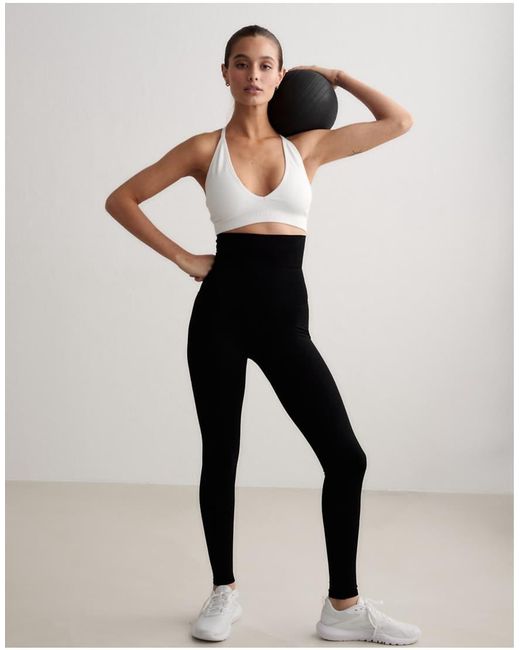 Aim'n Black Shape Seamless Core Control Tights