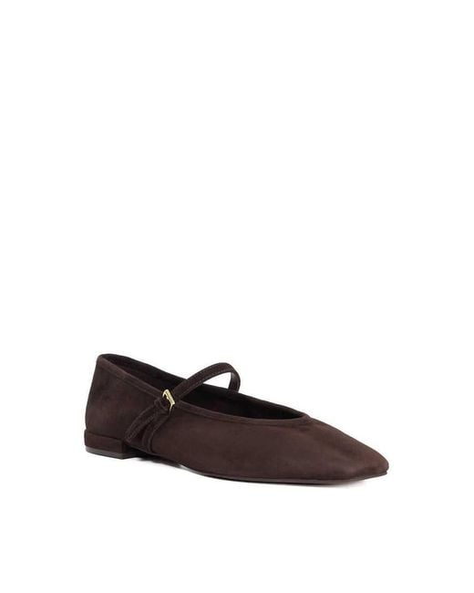 Dune White Hearthrob Ballet Pumps