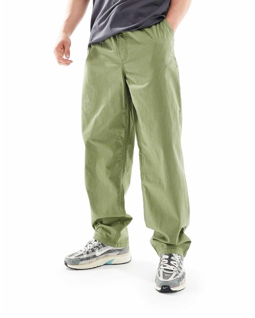 Vans – range – weite hose in Green für Herren