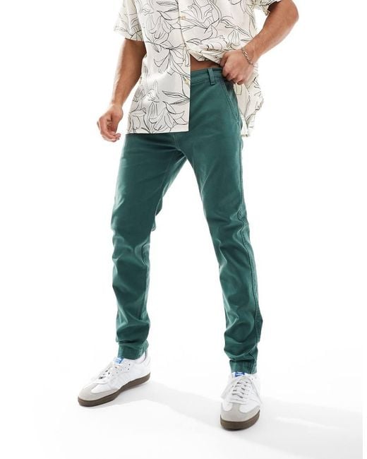 Levi's Green Xx Slim Fit Chinos for men