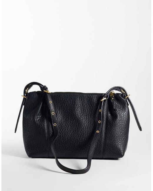 Borsa A Tracolla Con Borchie Nera di Mango in Black
