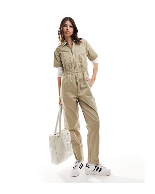 Dickies Vale Coverall Jumpsuit in Natural | Lyst Canada