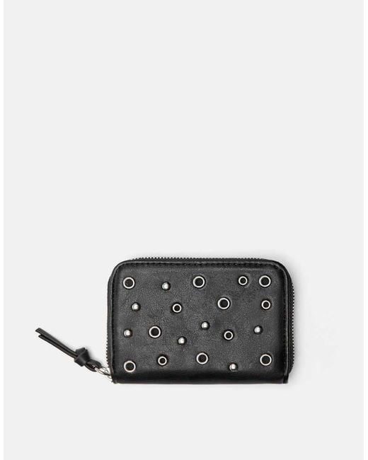 Pull&Bear Portemonnee Met Studs in het Gray