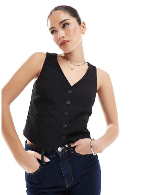 Stradivarius Black – weste