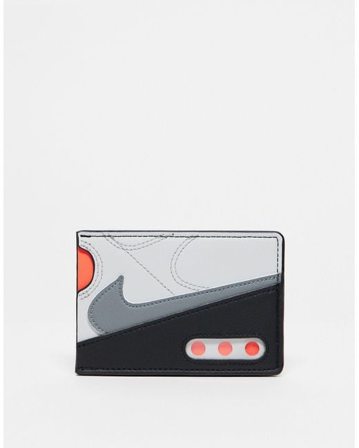 Nike White Icon Air Max 90 Card Wallet for men