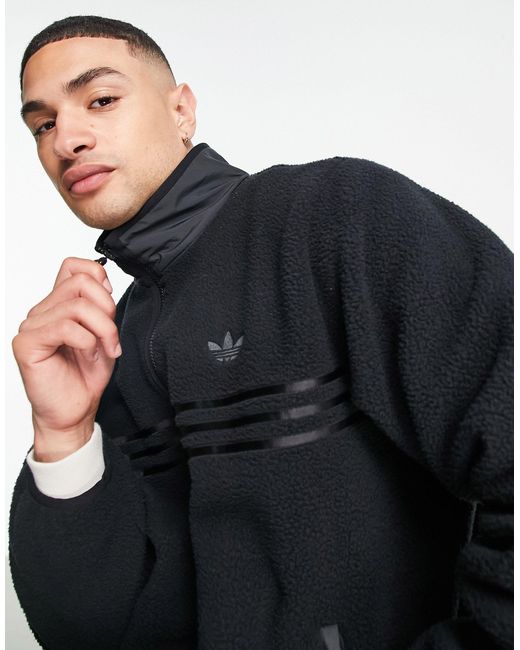 Adidas Originals Blue 'retro Revival' Zip Through Fleece for men