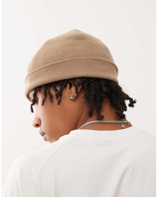 Champion White Beanie for men