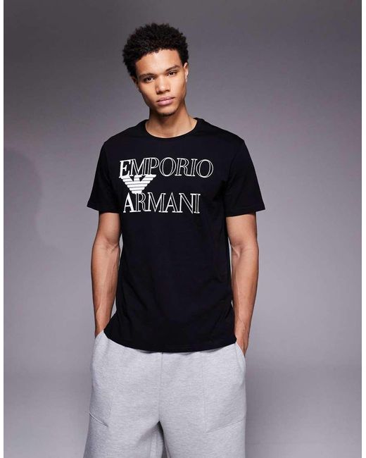 Emporio Armani Blue Bodywear T-Shirt for men