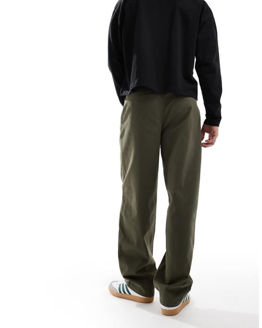 Only & Sons Black Pleated Wide Leg Pants for men