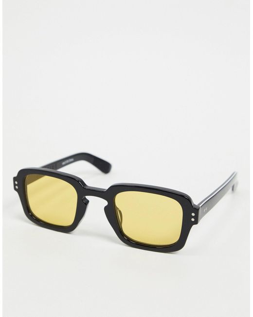 Spitfire Multicolor Cut Fifteen 70s Square Sunglasses for men