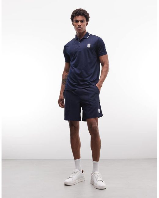 Lacoste Blue Tennis Performance Technical Logo Polo Shirt for men