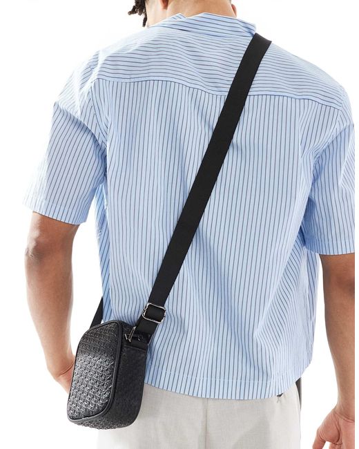 ASOS – kleine umhängetasche in Blue für Herren
