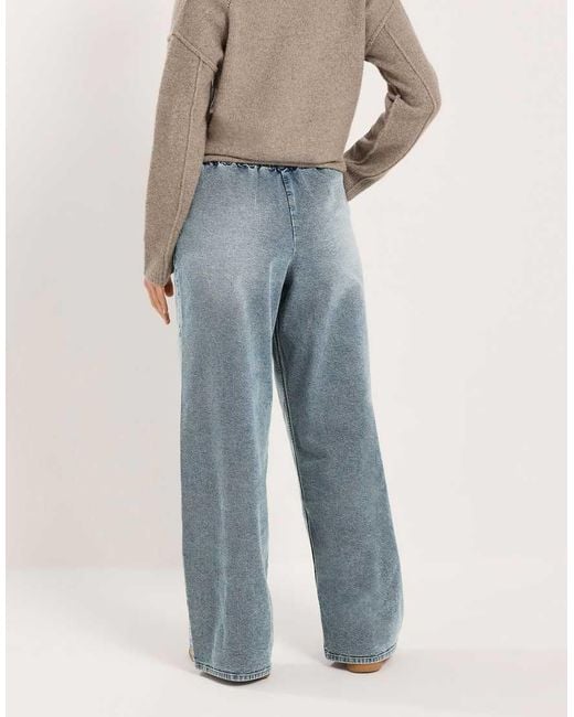 Long Tall Sally Blue Wide Leg Jeans