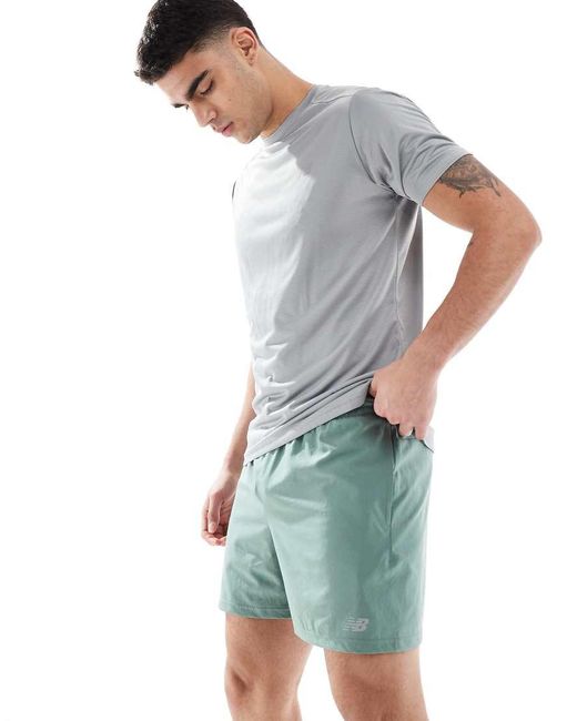 New Balance Blue Essentials 5" Shorts for men