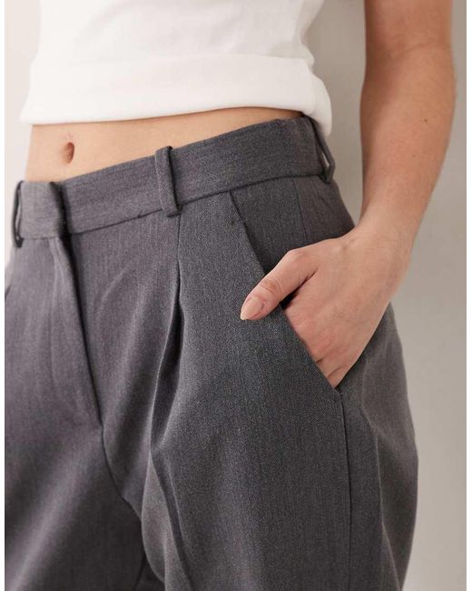 Abercrombie & Fitch Natural High Rise Quinn Tailored Trousers