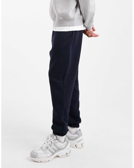 ASOS Blue Essentials Tapered Jogger for men