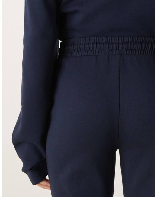 ASOS Blue Interlock Flared Trackies
